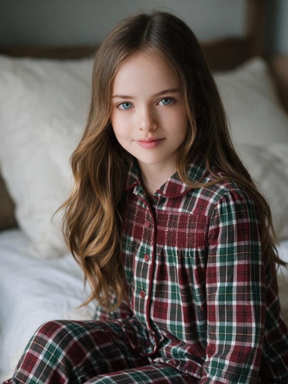 Janie and Jack Pajamas PJs Set Sz 4 4T Plaid Christmas Holiday Green Red